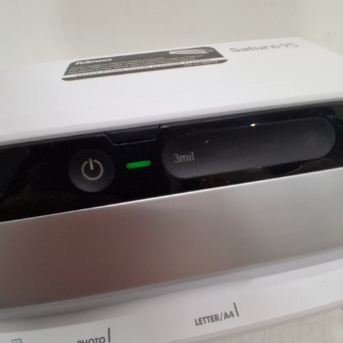 FELLOWES SATURN THERMAL AND COLD LAMINATOR MACHINE STARTER KIT - 12.5" - WHITE image 2