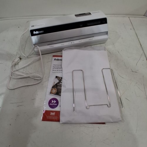 FELLOWES SATURN THERMAL AND COLD LAMINATOR MACHINE STARTER KIT - 12.5" - WHITE image 3