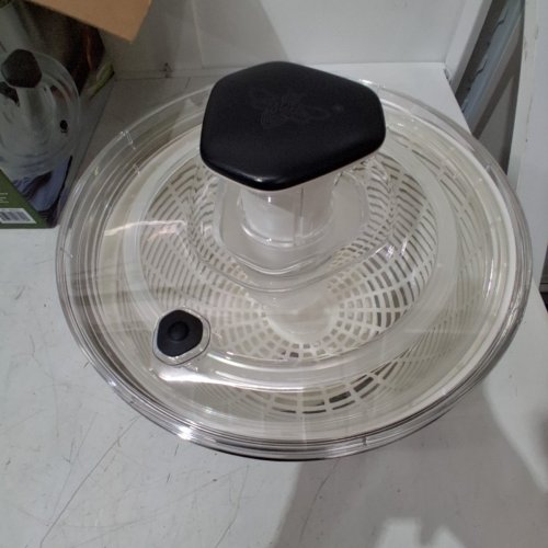 MIU HAND OPERATED DISHWASHER SAFE SALAD SPINNER - 6L - STAINLESS STEEL (MODEL: 2863207) image 2