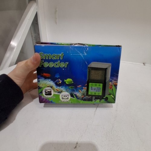 AUTOMATIC SMART FISH AQUARIUM FEEDER DISPENSER WITH TIMER AND LCD DISPLAY - 320ML CAP - GREEN (MODEL: F18C) image 6