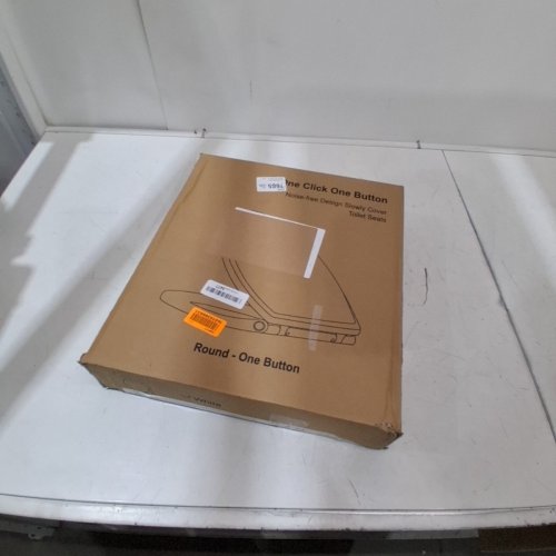 HIBBENT PREMIUM ONE CLICK ROUND TOILET SEAT WITH COVER - EASY INSTALLATION AND QUICK-RELEASE ROUND TOILET SEAT - WHITE (MODEL: R1245) image 4