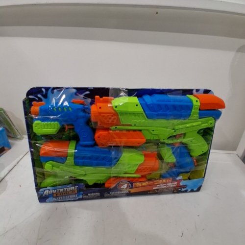 4PC ADVENTURE FORCE WATER STRIKE AQUA SQUAD WATER GUN BLASTER SET - BLUE/GREEN (MODEL:8873-4) image 4