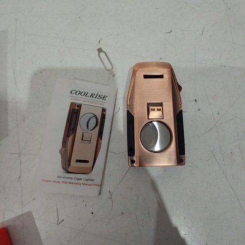 COOLRISE DUAL TORCH ALL-IN-ONE CIGAR LIGHTER - COPPER image 2