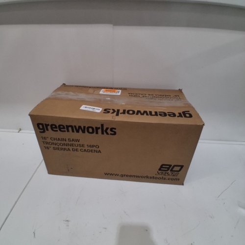 GREENWORKS PRO 80V CORDLESS CHAINSAW *TOOL ONLY* - 16" BLADE - GREEN/BLACK (MODEL: CS80L01) image 4