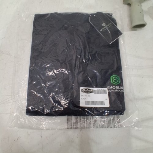 MEN'S STORMTECH CUSTOM 'SHORLINE CONSTRUCTION' T-SHIRT - EXTRA LARGE - BLACK image 2