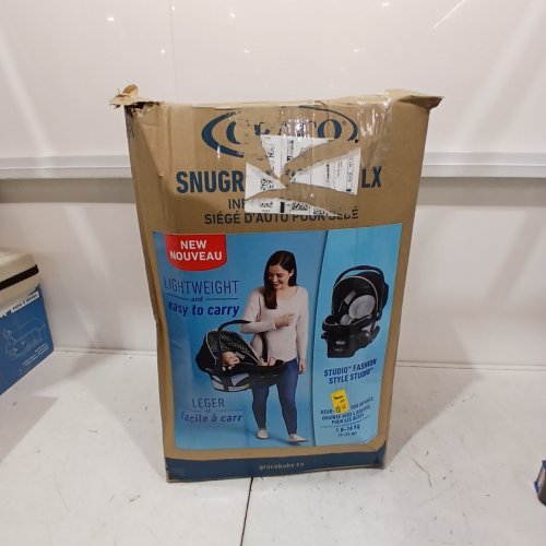 GRACO SNUGRIDE 35 LITE LX INFANT CAR SEAT - MAX WEIGHT 34LBS - BLACK/GREY (MODEL: 2119658) image 7