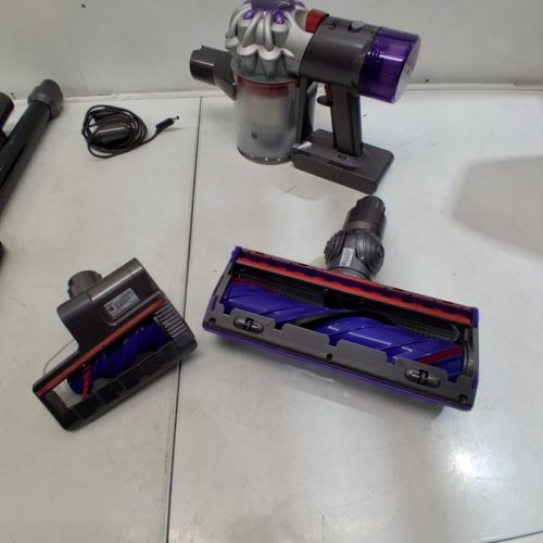 DYSON V8 RECHARGABLE HANDHELD STICK VACCUM - GREY/PURPLE (MODEL: SV25) image 11