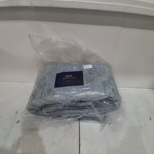 3PC PHF ULTRA SOFT VELVET QUILT SET - KING - LIGHT BLUE image 3