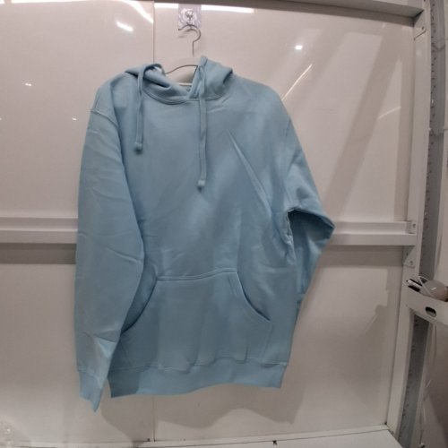 WOMEN'S MILLTEX PULLOVER HOODIE - MEDIUM - LIGHT BLUE image 2