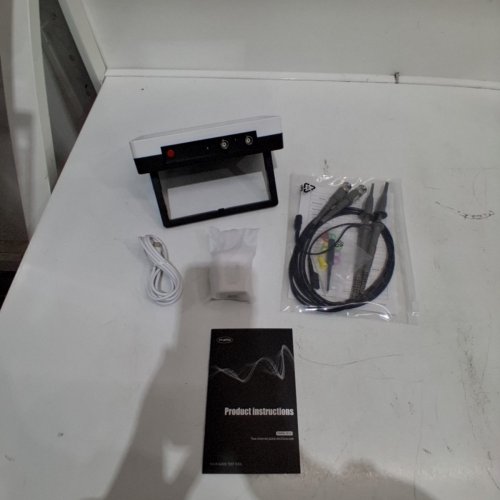 FNIRSI DIGITAL TWO CHANNEL OSCILLOSCOPE - BLACK/WHITE (MODEL: FNIRSI-1013D) image 4