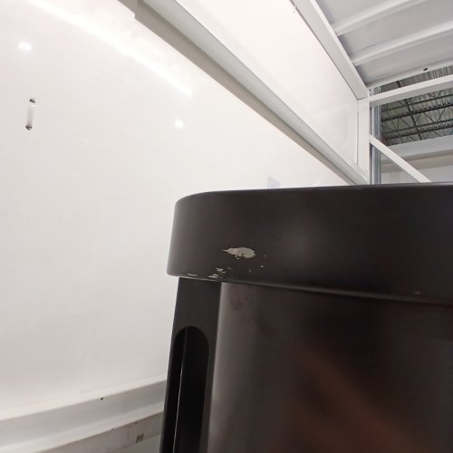 EKO HUDSON STEP TRASH CAN WITH REAR TRASH BAG STORAGE COMPARTMENT - 75L - BLACK image 5