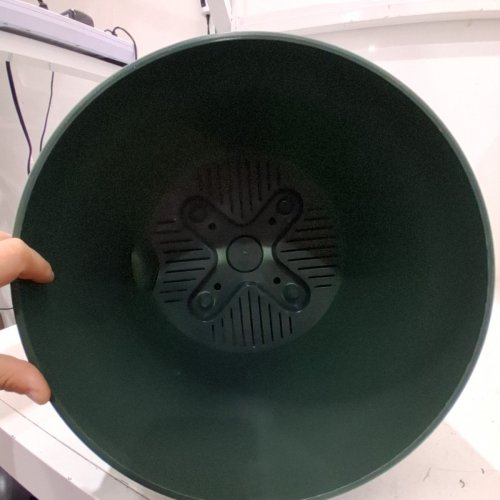 SELF-WATERING PLASTIC INDOOR OUTDOOR PLANTER POT - 12" - DARK GREEN image 2
