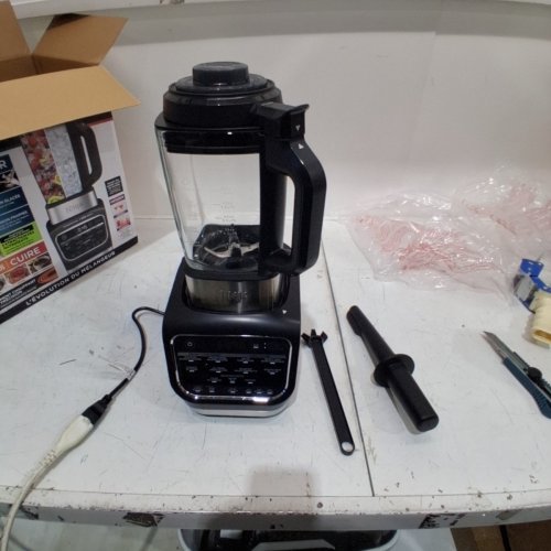 NINJA FOODI AUTOIQ HOT & COLD BLENDER - 64OZ. GLASS PITCHER/1000W - BLACK (MODEL: HB150C/HB152) image 3