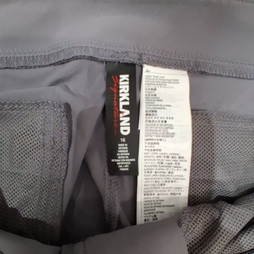 WOMEN'S KIRKLAND SIGNATURE PULL-ON TRAVEL PANTS- 16 - GREY (STYLE: 7998846) image 2