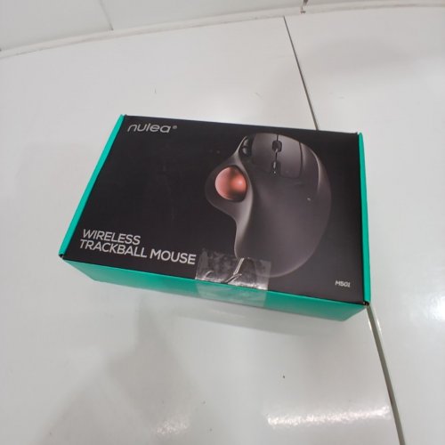NULEA RECHARGEABLE ERGONOMIC, EASY THUMB CONTROL, PRECISE & SMOOTH TRACKING MOUSE WITH 3 DEVICE CONNECTIVITY - BLACK (MODEL:M501) image 3