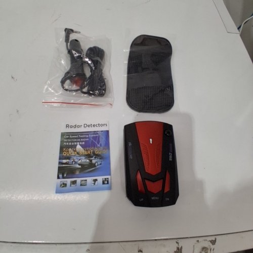 SPEED MEASUREMENT RADAR DETECTOR - 12 V - BLACK / RED (MODEL: V7) image 2
