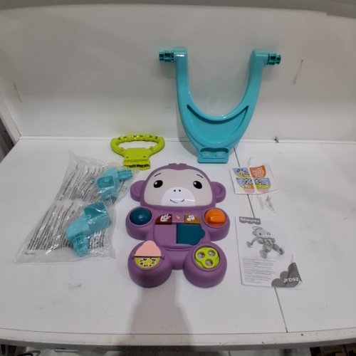 FISHER-PRICE LEARN WITH ME PURPLE MONKEY WALKER INTERACTIVE TOY (MODEL: JFD92) image 3