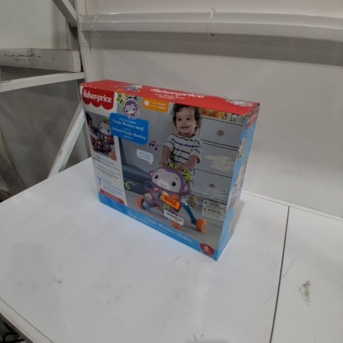 FISHER-PRICE LEARN WITH ME PURPLE MONKEY WALKER INTERACTIVE TOY (MODEL: JFD92) image 5
