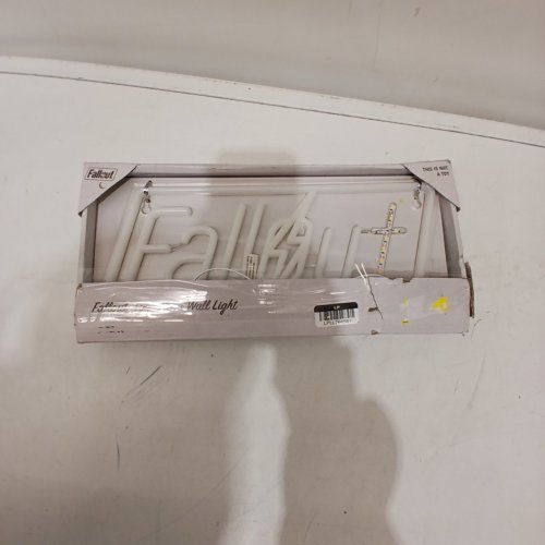 FALLOUT LOGO LED NEON WALL LIGHT 8" -CLEAR image 3