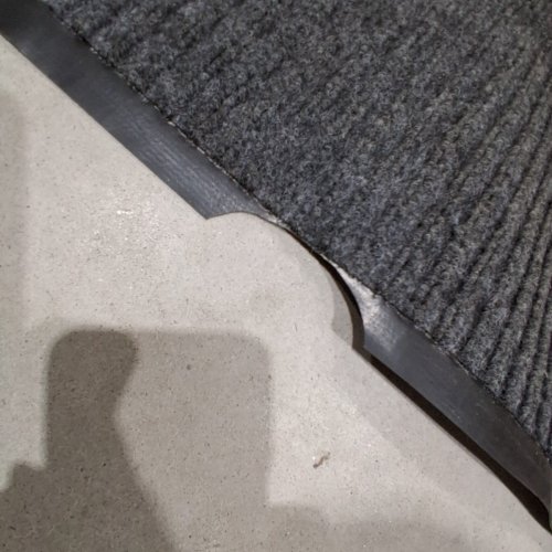 REWOMC HEAVY DUTY WATERPROOF DOOR MAT WITH NON-SLIP BACKING - 4FT X 6FT - BLACK (MODEL: MAT12B) image 3