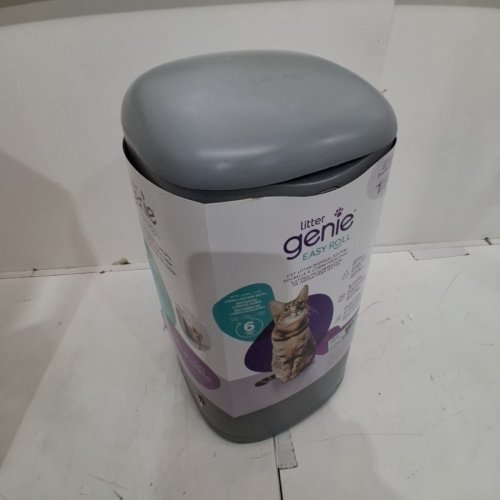 LITTER GENIE EASY ROLL PAIL WITH EASY ROLL REFILL- 18" - GREY (MODEL: 666594/I000371) image 2