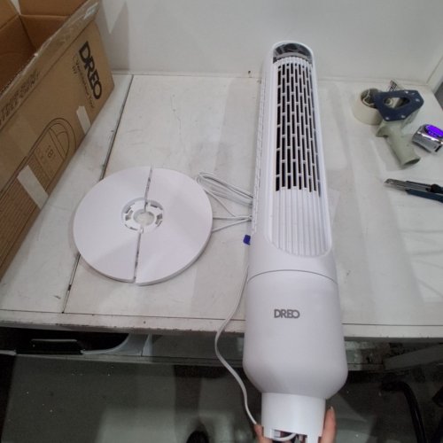 DREO OSCILLATING SMART TOWER FAN - 4 SPEEDS - 3 MODE - 28DB - 45W - WHITE (MODEL: DR-HTF017S) image 6