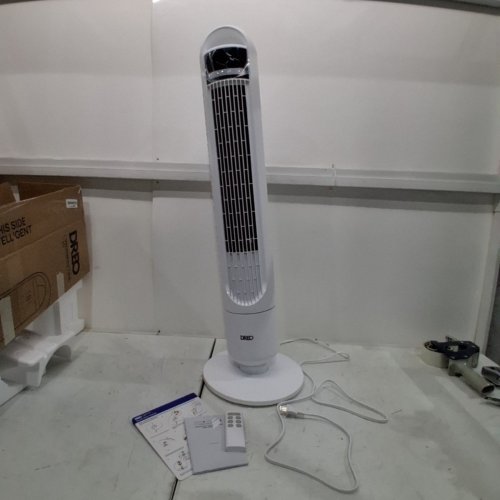 DREO OSCILLATING SMART TOWER FAN - 4 SPEEDS - 3 MODE - 28DB - 45W - WHITE (MODEL: DR-HTF017S) image 7