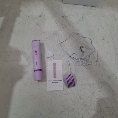 WOMEN'S ELECTRIC PORTABLE DUAL HEAD SHAVER WITH TYPE-C CHARGING & 1 HOUR RUNTIME - PURPLE image 3