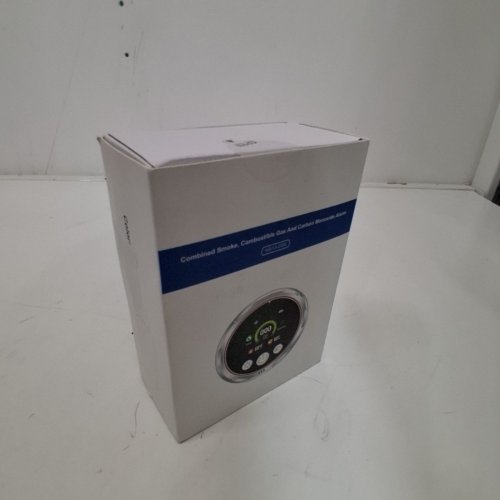 GEDSFFATI 5-IN-1 PLUG-IN SMOKE AND CARBON MONOXIDE DETECTOR WITH THERMOMETER AND HUMIDITY SENSOR - WHITE (MODEL: HD13-CGS) image 2