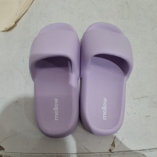 UNISEX MELLOW FLUFFY AND SOFT SANDALS - SIZE 39-40 - LAVENDER image 2