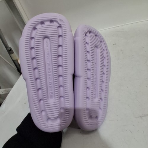 UNISEX MELLOW FLUFFY AND SOFT SANDALS - SIZE 39-40 - LAVENDER image 3