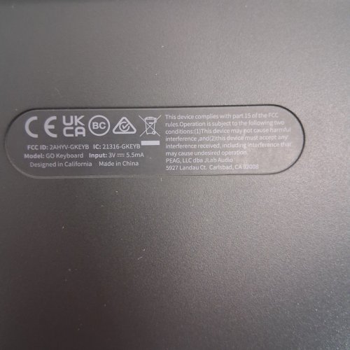 JLAB GO BLUETOOTH & USB COMPACT KEYBOARD - BLACK image 5