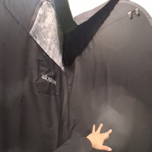 WILLOWYBE PORTABLE STEAM SAUNA WITH BODY TENT CHAIR AND CONTROL - BLACK (MODEL: AP-01) image 4