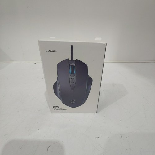 UINEER WIRED MOUSE - BLACK (MODEL: U6W) image 5