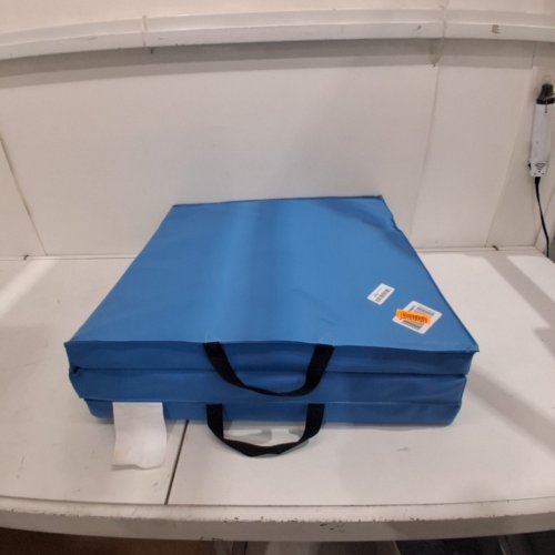 BALANCEFROM TRI-FOLD FOLDING EXERCISE MAT WITH CARRYING HANDLES- 6FT X 2FT-BLUE image 5