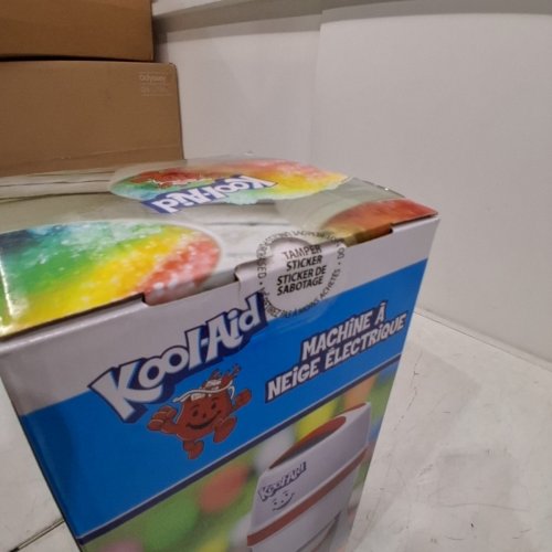 3PC NOSTALGIA KOOL-AID ELECTRIC SHAVE ICE & SNOW CONE MAKER - 2 ICE MOLDS - WHITE/RED (MODEL: KOOL-AID) image 3