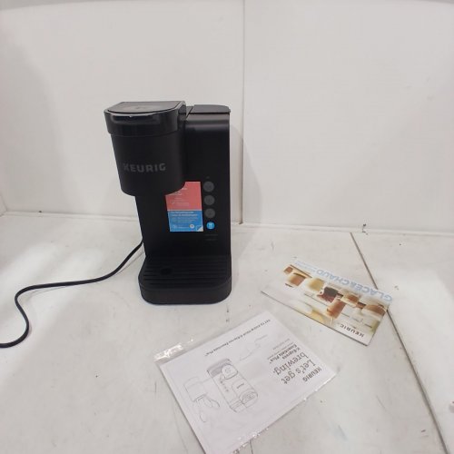 KEURIG K-EXPRESS ESSENTIALS PLUS SINGLE SERVE K-CUP HOLD/COLD COFFEE MAKER - 1.06L - BLACK (MODEL: K92) image 3