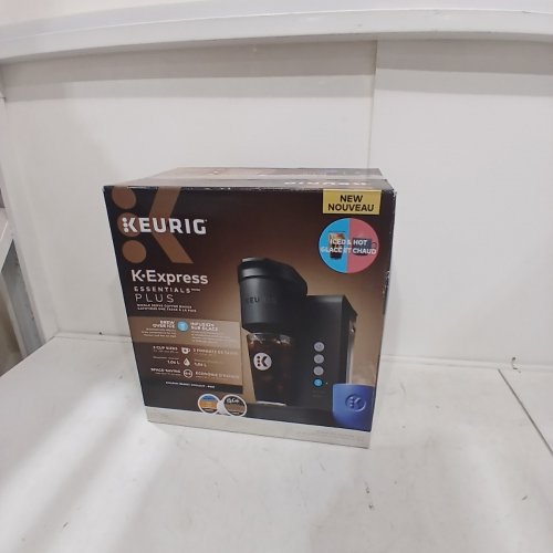 KEURIG K-EXPRESS ESSENTIALS PLUS SINGLE SERVE K-CUP HOLD/COLD COFFEE MAKER - 1.06L - BLACK (MODEL: K92) image 5