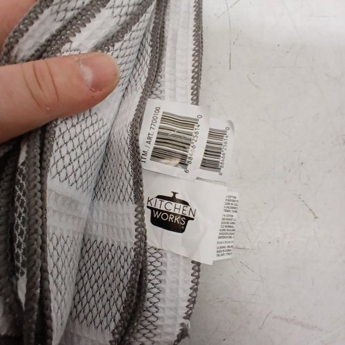 12PK KITCHEN WORKS DISHCLOTHS - 14" X 14" - BLUE/TAUPE (MODEL: 7700100 ) image 3