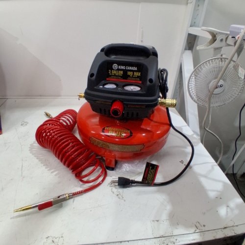 KING CANADA 3 GALLON OIL-FREE AIR COMPRESSOR KIT (MODEL: 8438) image 4