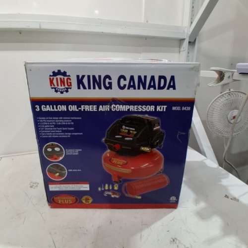 KING CANADA 3 GALLON OIL-FREE AIR COMPRESSOR KIT (MODEL: 8438) image 10