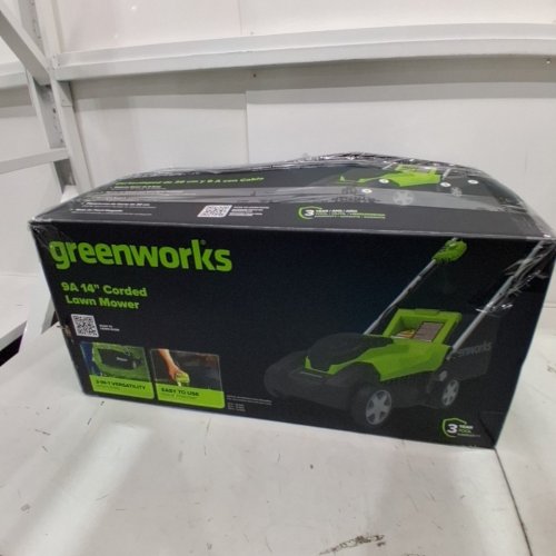 GREENWORKS CORDED LAWN MOWER - 14" PATH - GREEN (MODEL: LMA123) image 14