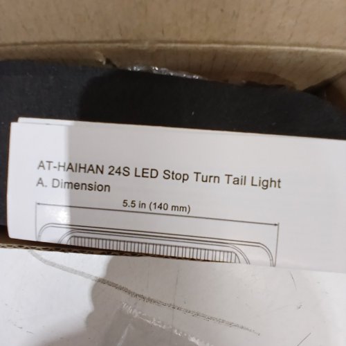 2PK AT-HAIHAN LED WATERPROOF SURFACE MOUNT ALUMINUM HOUSING TRAILER STOP BRAKE TURN TAILLIGHTS FOR TRUCK TRACTOR JEEP RV -4"- RED (MODEL: CA-DOT-12T-P) image 3