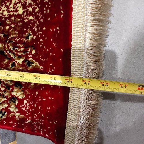 TRADITIONAL RUG RUNNER - 22" X 45" - RED/GOLD image 4