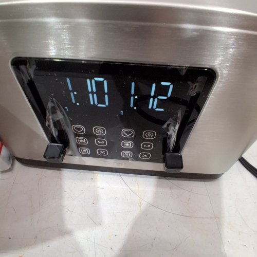 T FAL 4 SLICE DIGITAL TOASTER WITH 6 DIFFERENT FUNCTIONS - STAINLESS STEEL (MODEL:2266226) image 2
