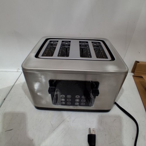 T FAL 4 SLICE DIGITAL TOASTER WITH 6 DIFFERENT FUNCTIONS - STAINLESS STEEL (MODEL:2266226) image 3