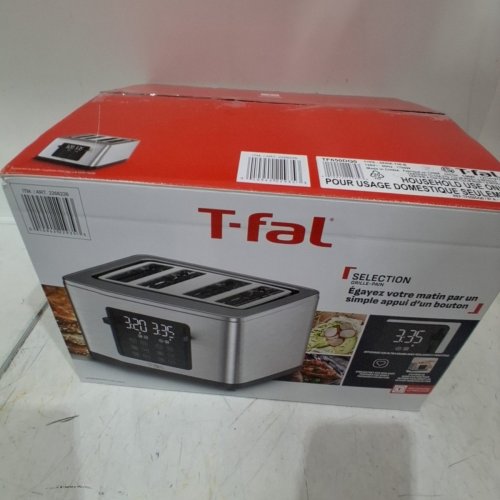T FAL 4 SLICE DIGITAL TOASTER WITH 6 DIFFERENT FUNCTIONS - STAINLESS STEEL (MODEL:2266226) image 6