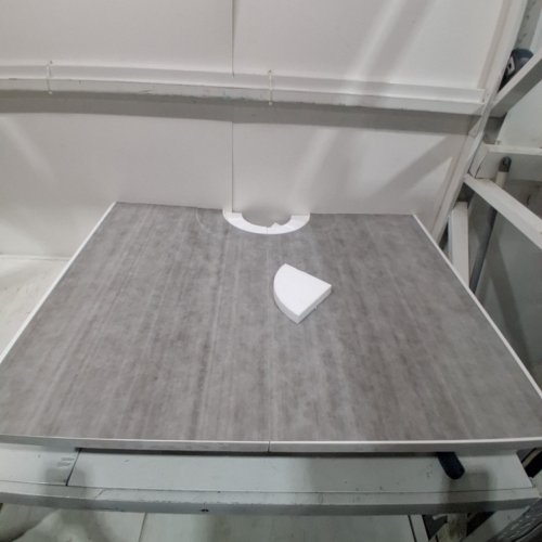 SHOWER CURB KIT SHOWER PAN KIT - WATERPROOF SHOWER SUBSTRATE - WITH 6.3" CENTER DRAIN - 60"X38" - GREY - (MODEL : JQ-6038) image 2