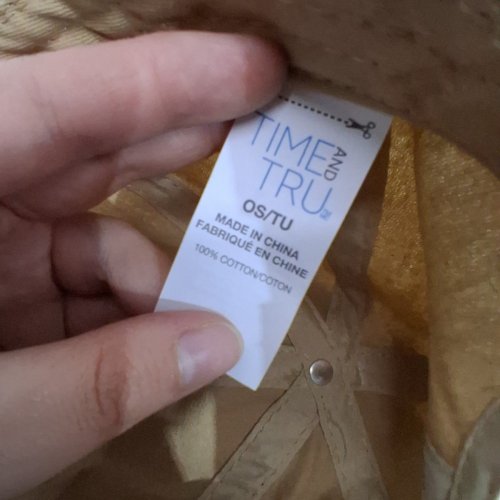 TIME AND TRU BASEBALL CAP - OSFM - BEIGE (STYLE: PW057-2) image 4