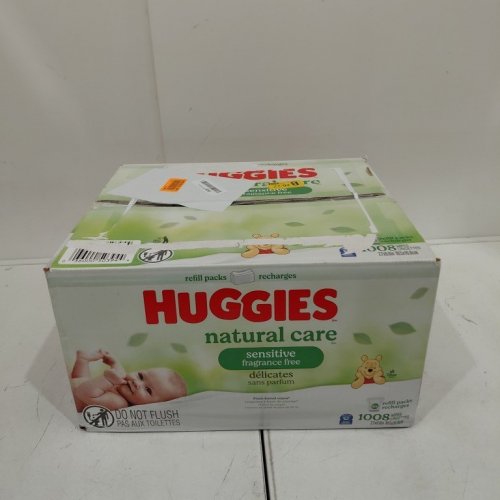 6 (168PK) HUGGIES NATURAL CARE SENSITIVE SKIN BABY WIPES (1008 WIPES TOTAL) - WINNIE THE POOH (MODEL: 5039403) image 2